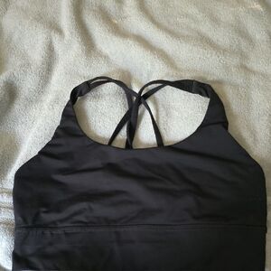 Lululemon Athletica Black Strappy Sports Bra